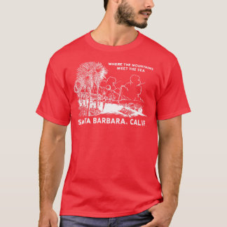 Santa Barbara Californië 1950 T-shirt