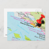 Santa Barbara, Californië Briefkaart (Voorkant / Achterkant)