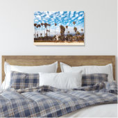 Santa Barbara, Californië Canvas Afdruk (Insitu (Slaapkamer))