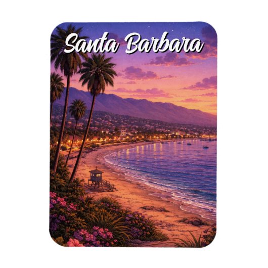 Santa Barbara Californië Magneet (Verticaal)