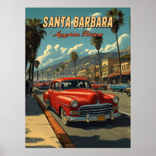  Santa Barbara, Californië Poster