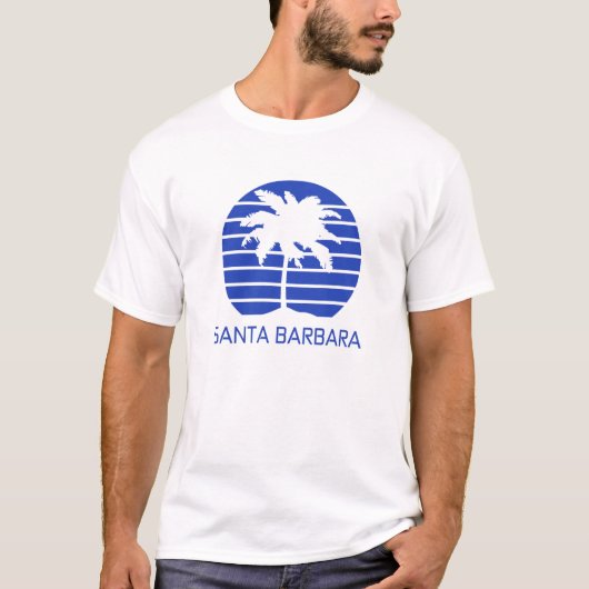 Santa Barbara Californië T-shirt (Voorkant)