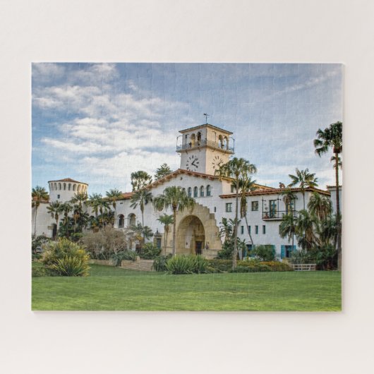 Santa Barbara County Courthouse, Californië Legpuzzel (Horizontaal)