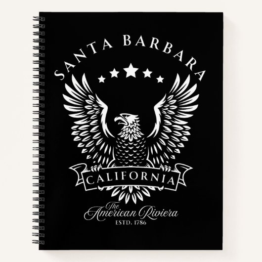 Santa Barbara, de Amerikaanse Riviera van Californ Notitieboek (Voorkant)
