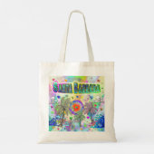 Santa Barbara Deep Dream Canvas tas (Achterkant)