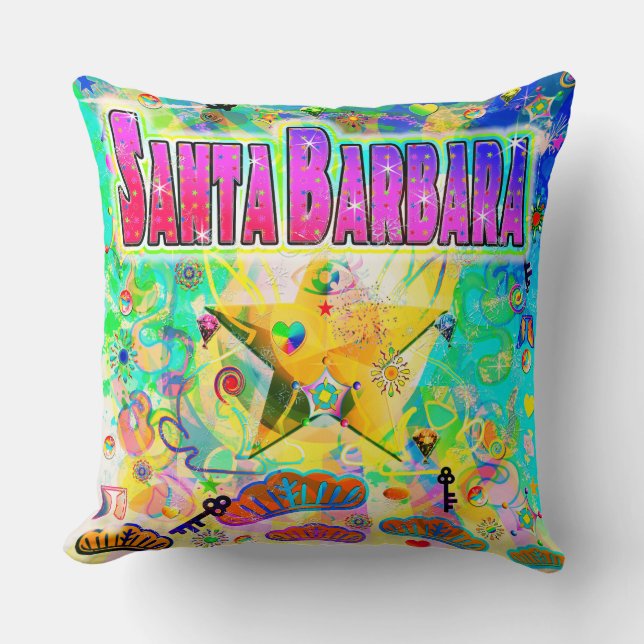 Santa Barbara Epoch Uur Kussen (Voorkant)