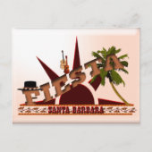 Santa Barbara Fiesta Briefkaart (Voorkant)
