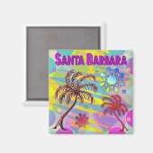 Santa Barbara Happy en Hope Magnet (Voorkant / Achterkant)
