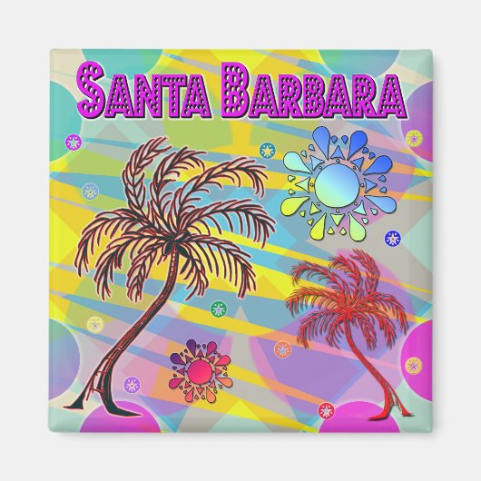 Santa Barbara Happy en Hope Magnet (Voorkant)
