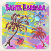 Santa Barbara Happy en Hope Onderzetter (Voorkant)