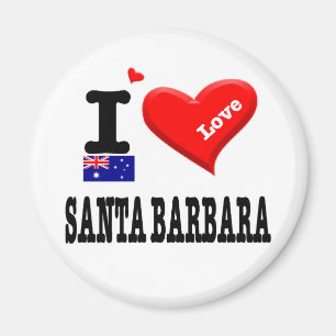 SANTA BARBARA - I Love Magneet