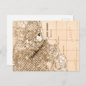 Santa Barbara  kaart verticaal briefkaart (Voorkant / Achterkant)