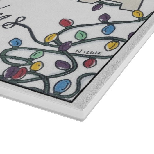 Santa Barbara Kerstverlichting Snijplank (Hoek)