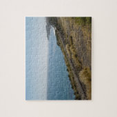 Santa Barbara Kustlijn met Railroad Tracks Legpuzzel (Verticaal)