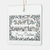 Santa Barbara Lights Keramisch Ornament (Links)