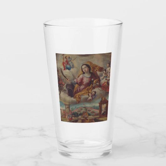Santa Barbara maagd en martelares Glas (Voorkant)
