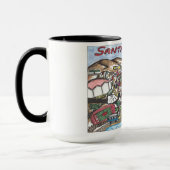 Santa Barbara Map Coffee Mok (Links)