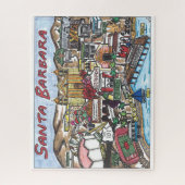 Santa Barbara Map Puzzle Legpuzzel (Verticaal)