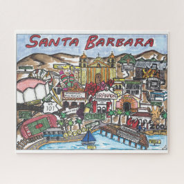 Santa Barbara Map Puzzle Legpuzzel