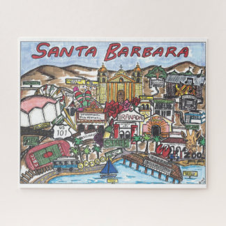Santa Barbara Map Puzzle Legpuzzel