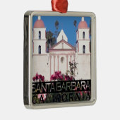 Santa Barbara Metalen Ornament (Rechts)