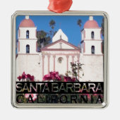 Santa Barbara Metalen Ornament (Voorkant)
