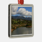 Santa Barbara Metalen Ornament (Rechts)