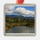Santa Barbara Metalen Ornament (Voorkant)
