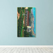 Santa Barbara-missie en redenen Canvas Afdruk (Insitu (Houten vloer))