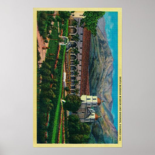 Santa Barbara-missie en redenen Poster (Voorkant)