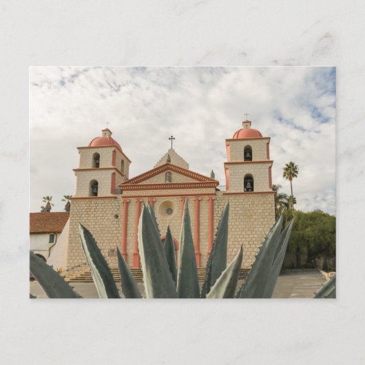 Santa Barbara Mission Briefkaart (Voorkant)