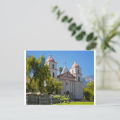 Santa Barbara Mission Briefkaart (Staand voorkant)