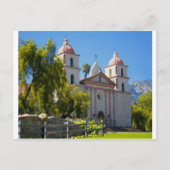 Santa Barbara Mission Briefkaart (Voorkant)