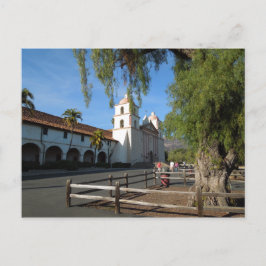 Santa Barbara Mission, Californië Briefkaart