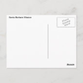 Santa Barbara Mission, Californië Briefkaart (Achterkant)