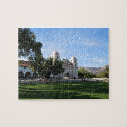 Santa Barbara Mission, Californië Legpuzzel (Horizontaal)
