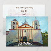 Santa Barbara Mission Kaart (Voorkant / Achterkant)