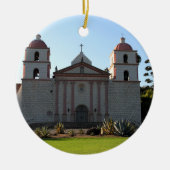 Santa Barbara Mission Keramisch Ornament (Voorkant)
