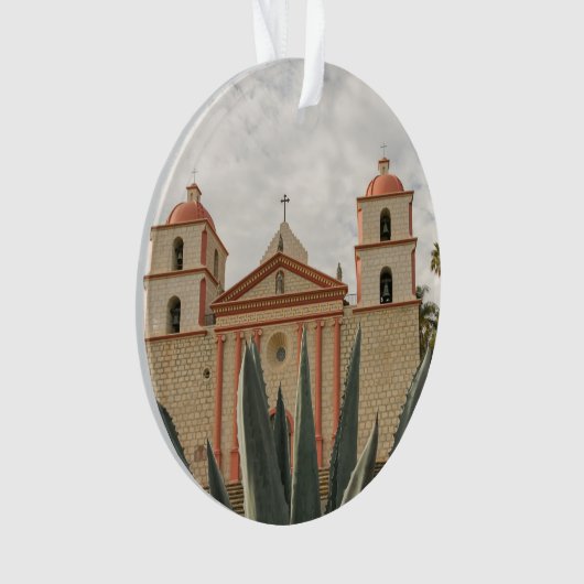 Santa Barbara Mission Ornament (voorkant)