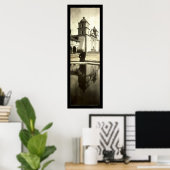 Santa Barbara Mission Photo 1908 Poster (Thuiskantoor)