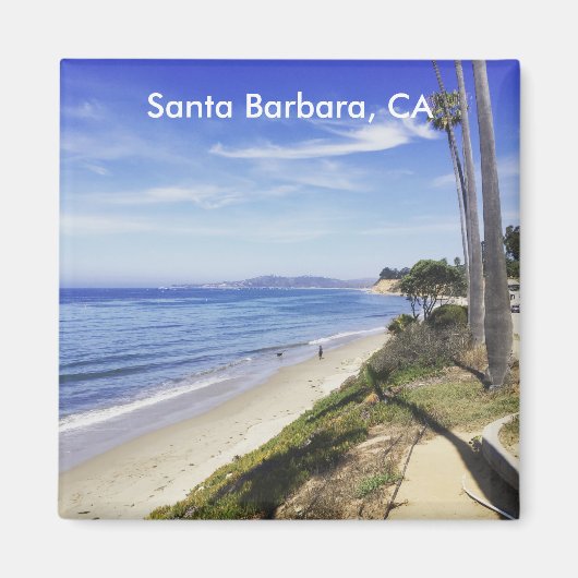 Santa Barbara Montecito California Butterfly Beach Magneet (Voorkant)