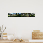 Santa Barbara Panorama- Pershing Park Poster (Keuken)