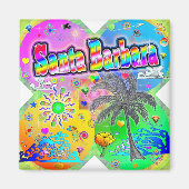Santa Barbara Quadro Seasons Magnet (Voorkant)