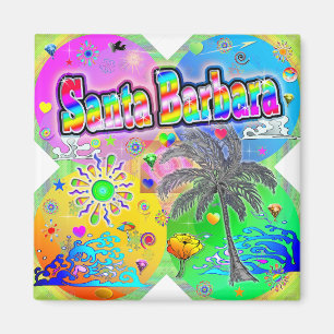 Santa Barbara Quadro Seasons Magnet