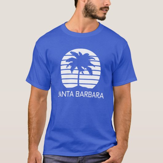 Santa Barbara Retro T-shirt (Voorkant)