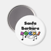Santa Barbara Rocks Magneet (Voorkant / Achterkant)