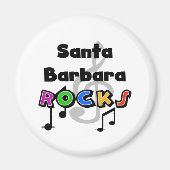 Santa Barbara Rocks Magneet (Voorkant)