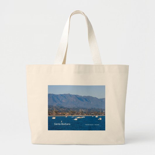 Santa Barbara Sailships Products, Californië Grote Tote Bag (Voorkant)