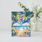 Santa Barbara-serie van kunstenaar Jan Turner Briefkaart (Staand voorkant)