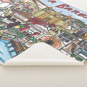 Santa Barbara Sherpa Throw Blanket (3/4)